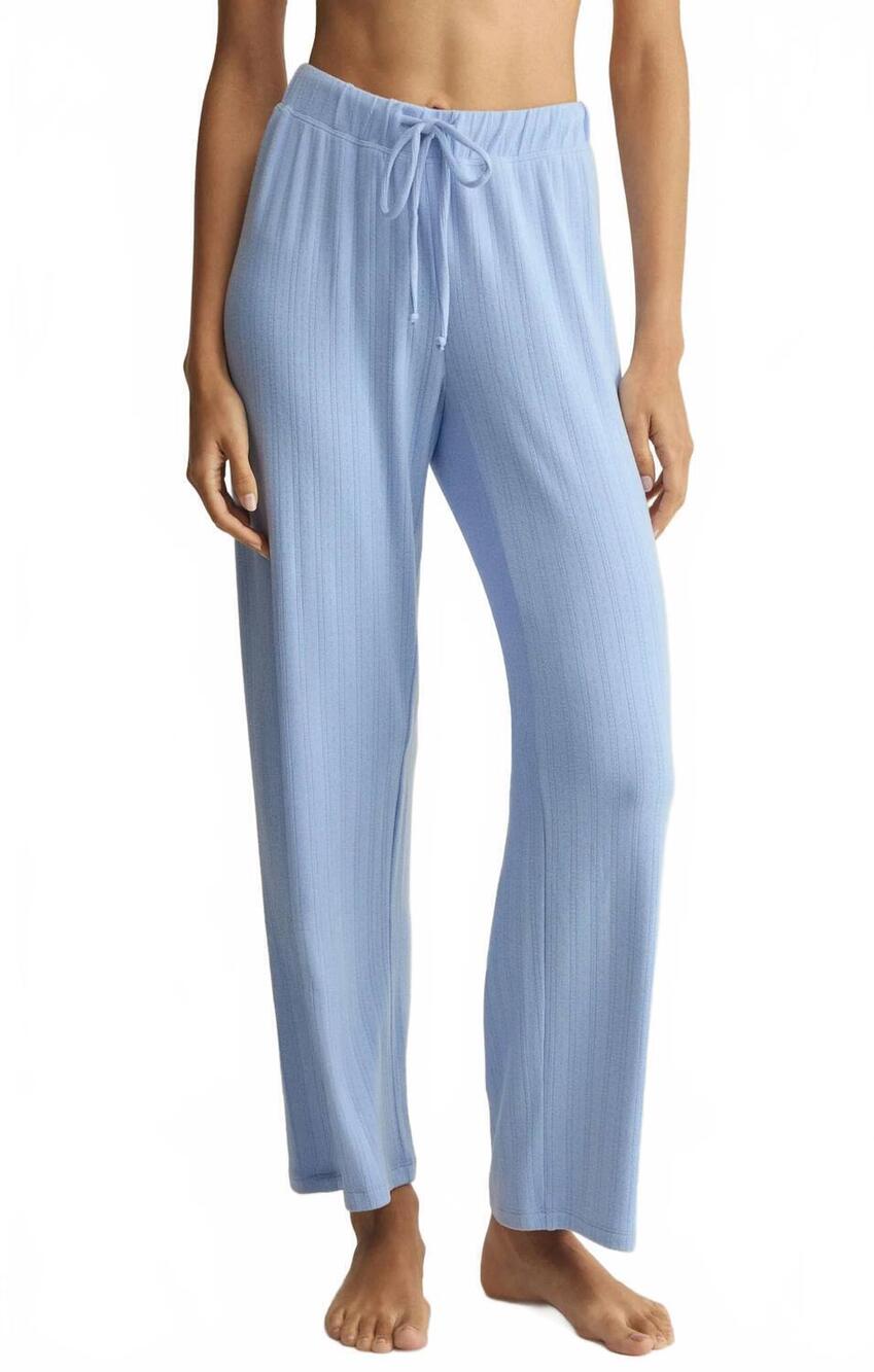 NEW Z SUPPLY downhome high rise pants in ice blue
